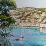 Calm Sea. Oil on canvas, 100x81 cm