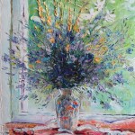 Bouquet. Oil on canvas, 54x73 cm