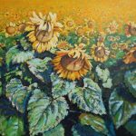 Sun Rhapsody IV. Oil on canvas, 100x160 cm