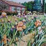 Our Provence summer memories. Oil on canvas, 60x100 cm